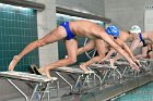 Swimming vs Babson  Wheaton College Swimming vs Babson College. - Photo By: KEITH NORDSTROM : Wheaton, Swimming, Babson